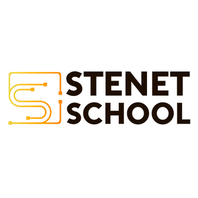 Логотип STENET school